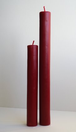 Stor & Liten Altarljus Röd