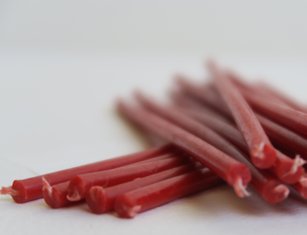 Red Tapers Waxcandles